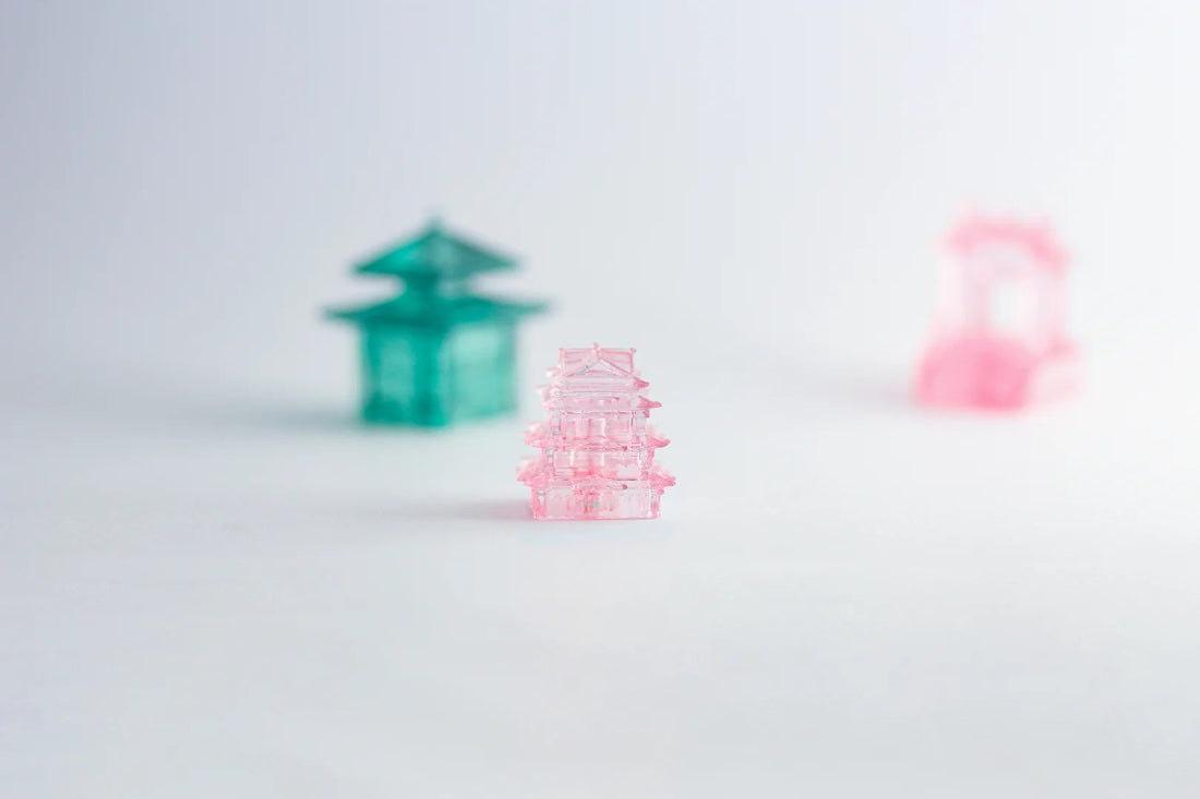 Chinese ancient architecture, Oriental charm keycaps, and architectural art personalized keycaps are integrated into one.