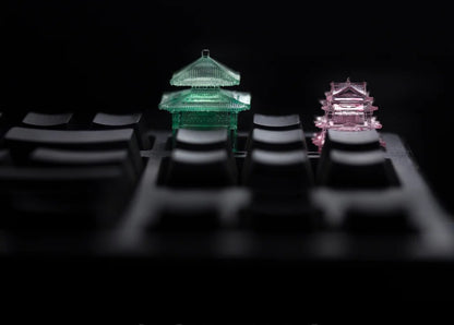 Chinese ancient architecture, Oriental charm keycaps, and architectural art personalized keycaps are integrated into one.