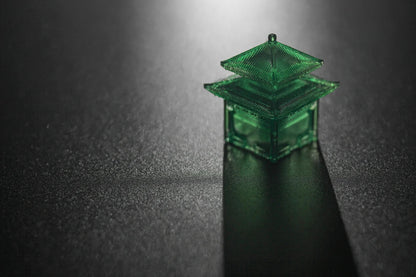 Chinese ancient architecture, Oriental charm keycaps, and architectural art personalized keycaps are integrated into one.