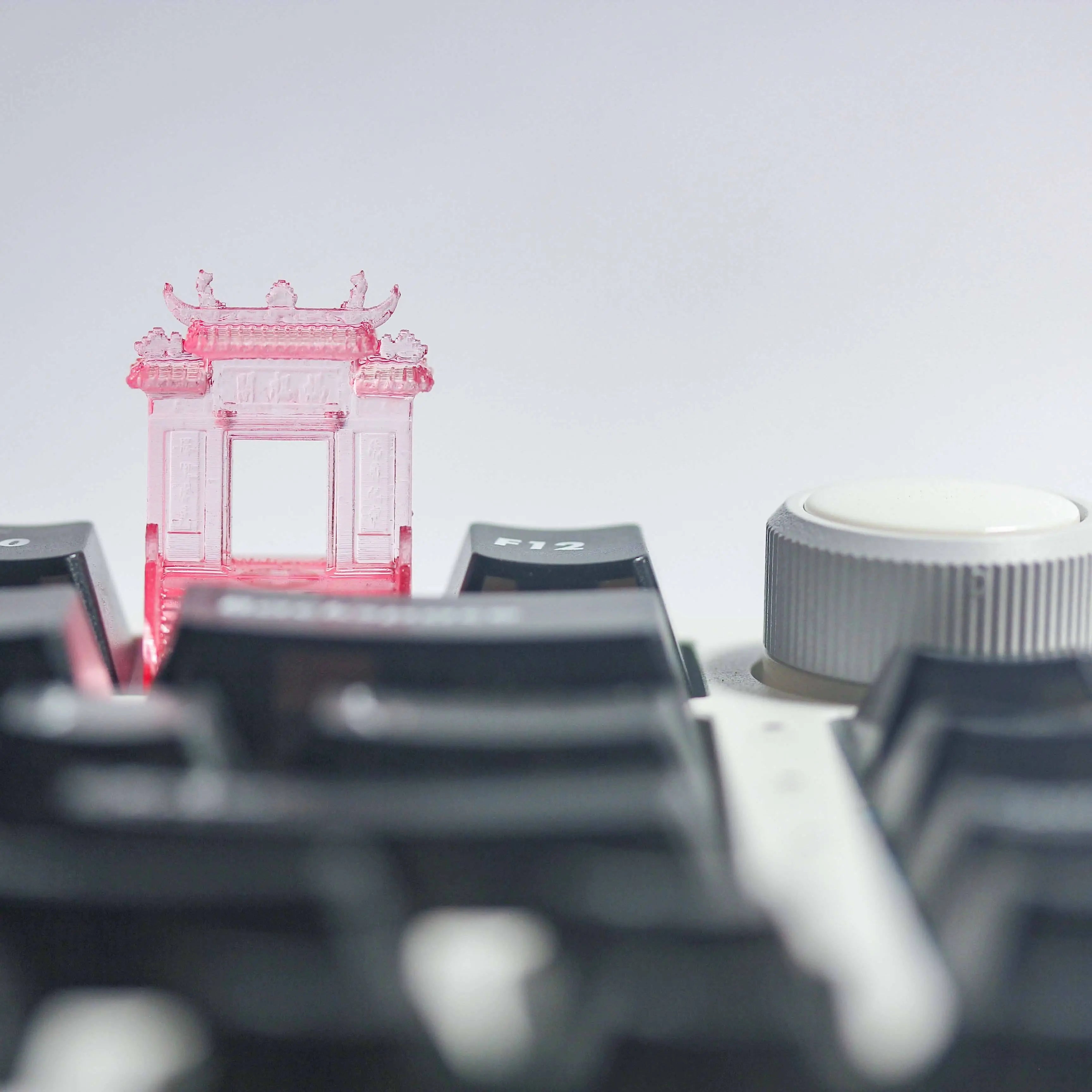 Chinese ancient architecture, Oriental charm keycaps, and architectural art personalized keycaps are integrated into one.