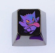 Gengar 1U full body, titanium alloy metal personalized keycaps, keyboard decorative keycaps