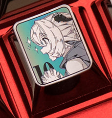 Zenless Zone Zero， January December photo guide, 1U titanium alloy personalized keycaps, anime and game metal carving creative decorative keycaps