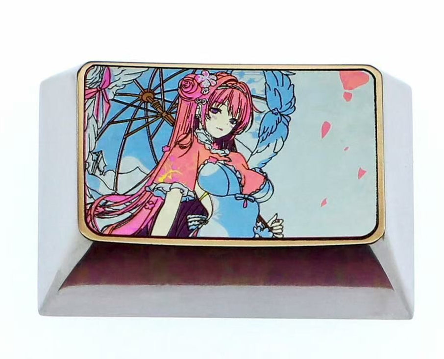 MAR, Dorothy, 1.5U titanium alloy personalized keycaps, creative art keycaps for anime and game characters