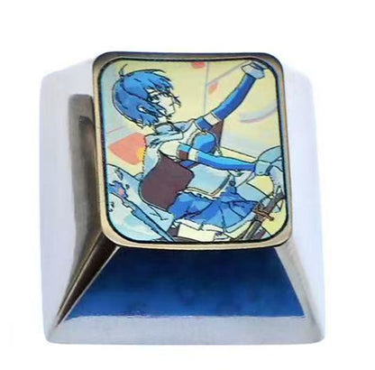Puella Magi Madoka Magica，1U、1.25U、2.25U、6.25U、7U， Titanium alloy personalized keycaps