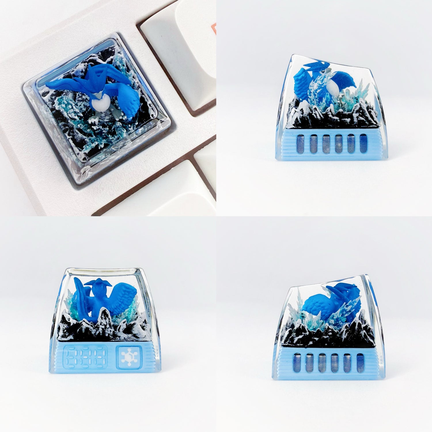 Pok é mon Mythical Beast Collection, Crystal Drops of Glue Material Artisankeycaps, Anime, Game, Culture, Creativity, Peripheral Decoration, Personalized Keycaps
