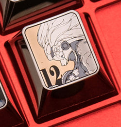 Zenless Zone Zero， January December photo guide, 1U titanium alloy personalized keycaps, anime and game metal carving creative decorative keycaps