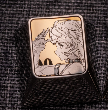 Zenless Zone Zero, 1U titanium alloy personalized keycap, Special opening in September and October, featuring anime, gaming, cultural creativity, mechanical keyboard decorations, keycaps, and more