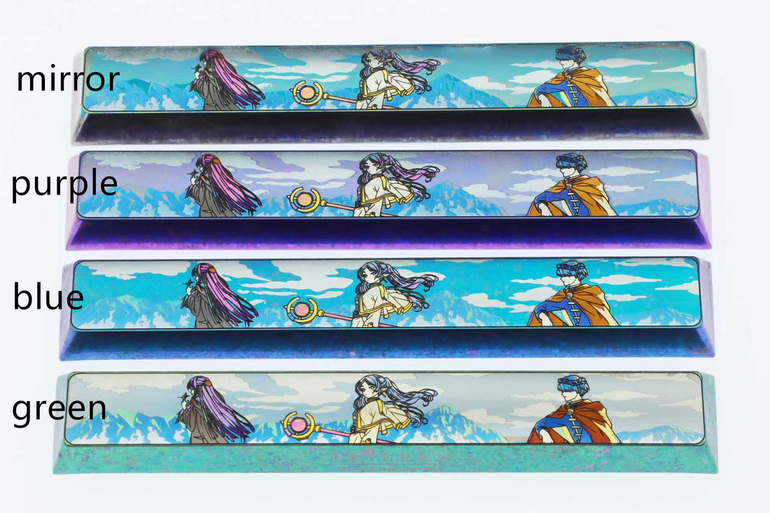 too many losing heroines! ， 6.25U/7U Spacebar Titanium Alloy Personalized Keycaps, Anime and Game Metal Carving Cultural Creative Keycaps