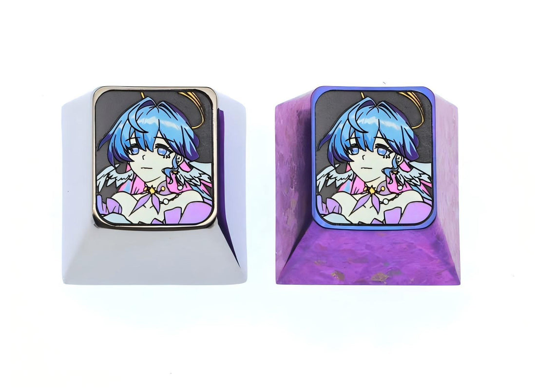 Honkai: Star Rail, Robin1U titanium alloy personalized keycaps, metal carving art creative keycaps around anime and game characters