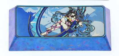 Wuthering Waves, IUNO, 2.25U titanium alloy personalized keycaps, decorative keycaps for anime, gaming, cultural and creative peripheral products