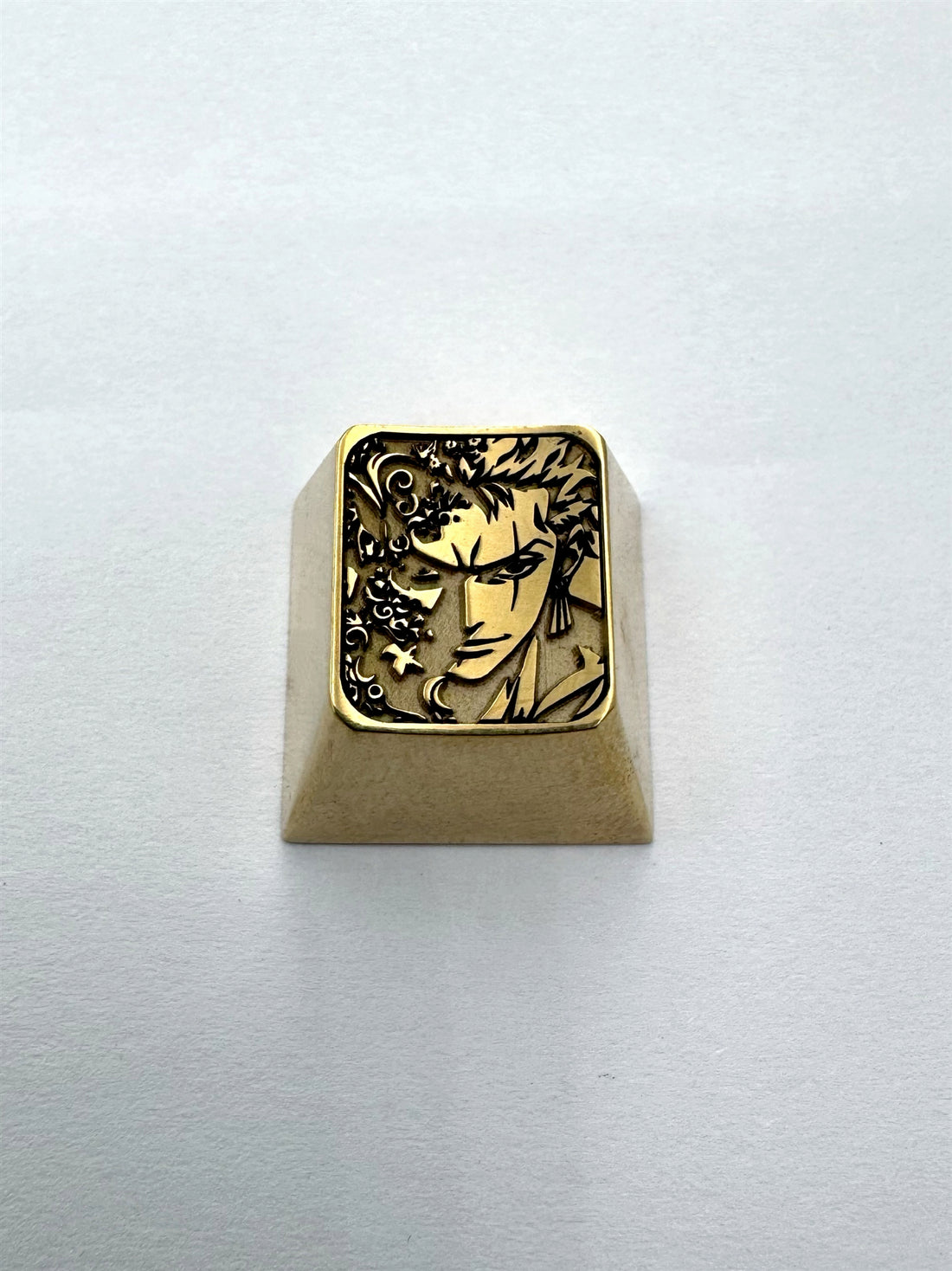 One Piece, brass personalized keycaps, metal keycaps around anime and game characters