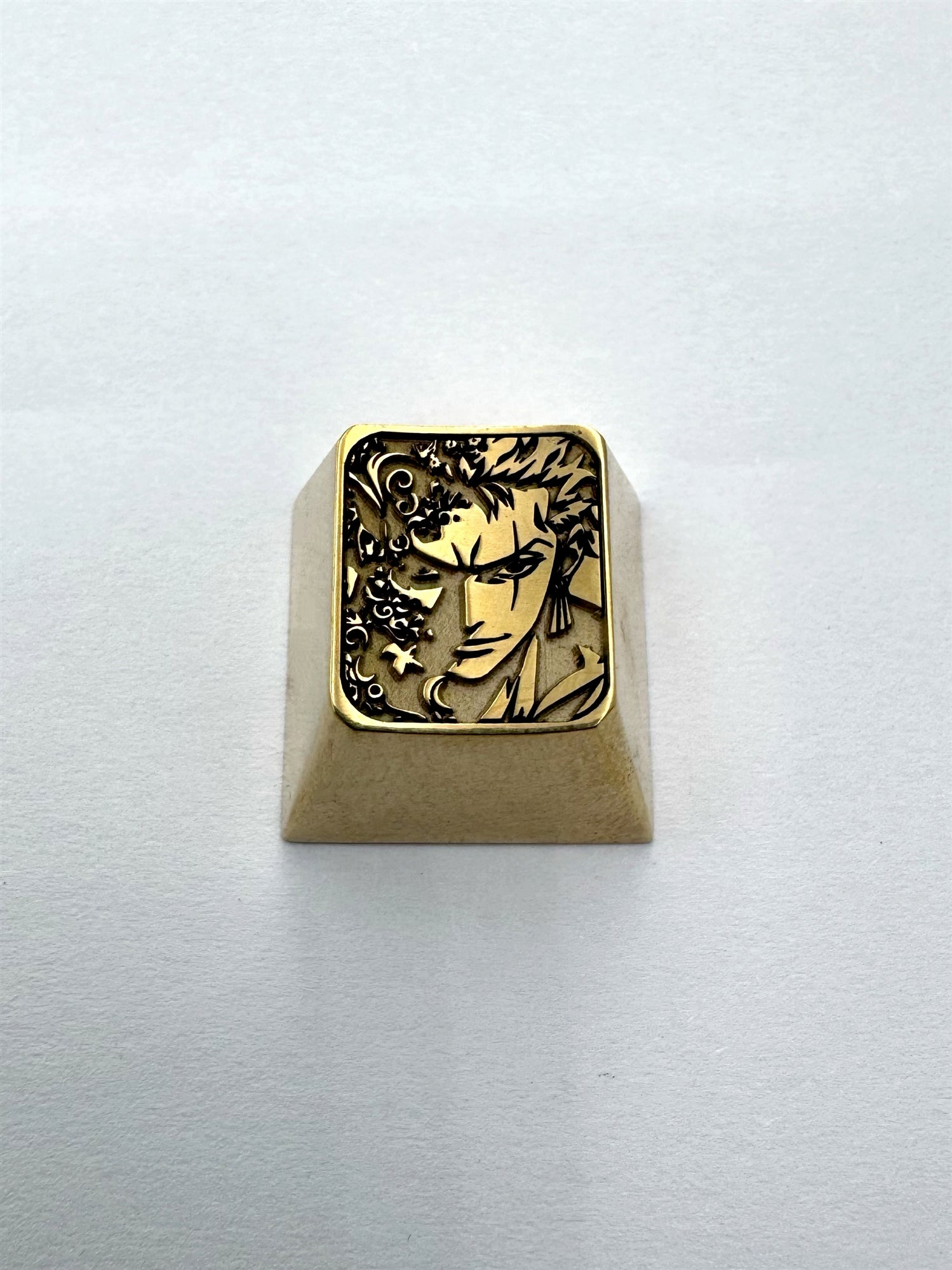 One Piece, brass personalized keycaps, metal keycaps around anime and game characters