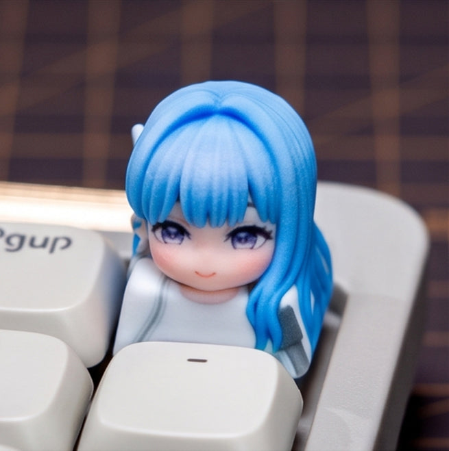 NIKKE：The Goddess of Victory，3D printing, not corroded or faded, three-dimensional modeling, anime, gaming, cultural creativity, personalized keycaps, mechanical keyboard decoration keycaps