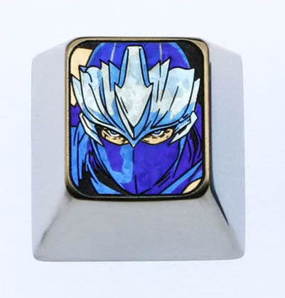 RYU HAYABUSA, Nanami Kento, 1U titanium alloy carved personalized keycaps, keyboard decorative keycaps