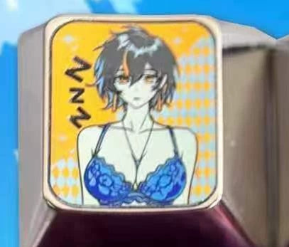 Zenless Zone Zero , Summer swimsuit theme, 1 U titanium alloy personalized keycap, anime and game culture creative mechanical keyboard decoration keycap