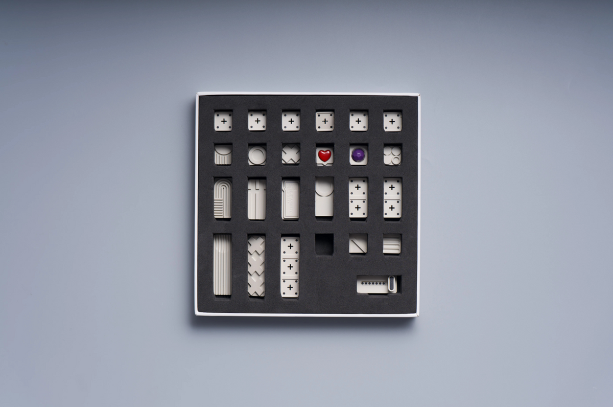 SH2PE Vera Metal Personalized Keycap Combination Set, Metal Simple Pattern Decorative Keycaps