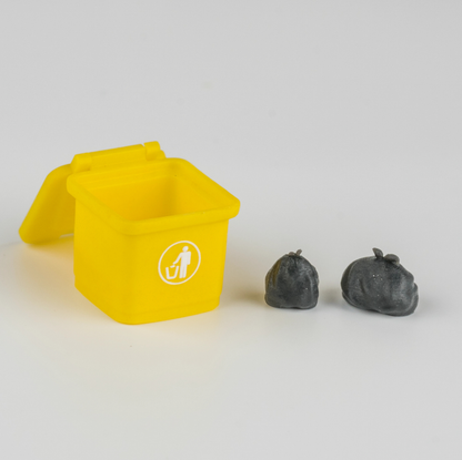 Environmentally friendly trash can personalized keycaps, creative pranks, funny and innovative design decorative keycaps, mechanical keyboard art installation keycaps