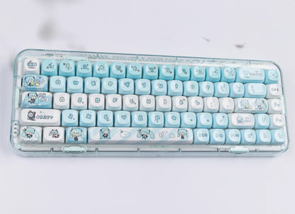 Hatsune Miku similar ceramic texture key cap MOA height PBT magnetic axis applicable key cap