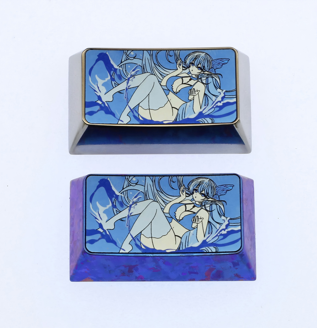 Azur Lane, Albion, 1.75U titanium alloy personalized keycaps, creative keycaps for anime and gaming peripherals