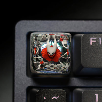 Hollow Knight: Silksong, Crystal drops of glue material 1U personalized keycaps artisankeycaps, game peripheral creative keycaps