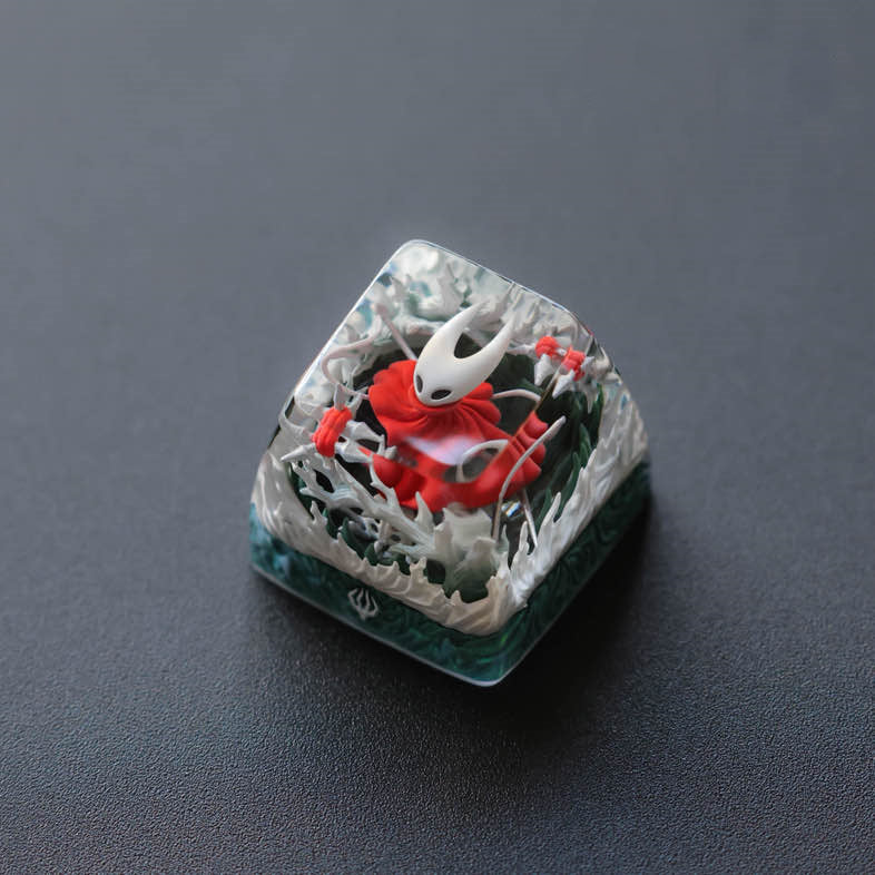 Hollow Knight: Silksong, Crystal drops of glue material 1U personalized keycaps artisankeycaps, game peripheral creative keycaps