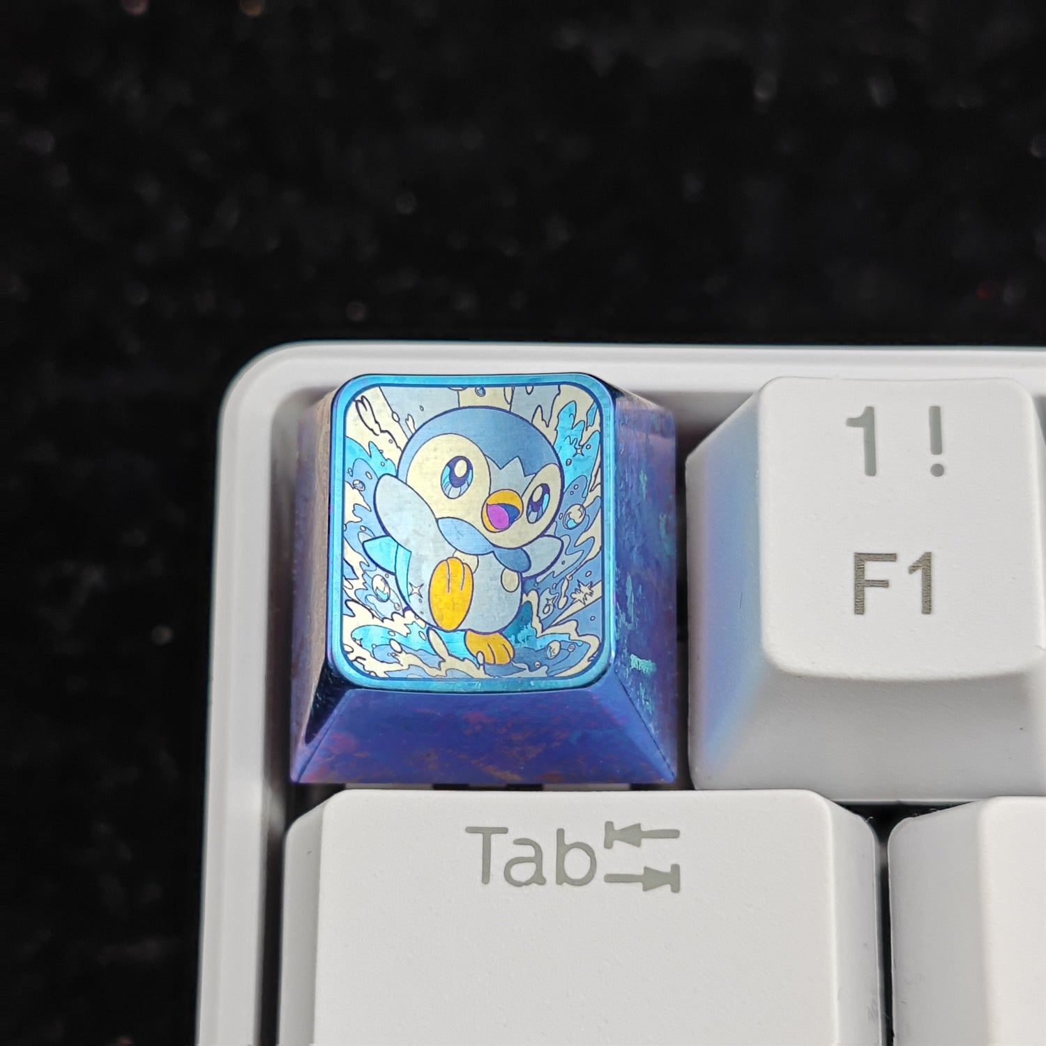 Pok é mon Theme Series Titanium Alloy Metal Personalized Keycaps, Anime Game Culture Creative Keycaps, Mechanical Keyboard Decorative Keycaps
