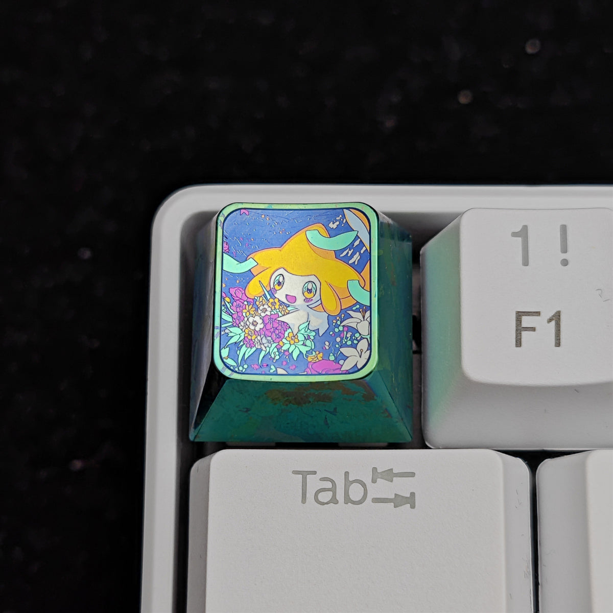 Pok é mon Theme Series Titanium Alloy Metal Personalized Keycaps, Anime Game Culture Creative Keycaps, Mechanical Keyboard Decorative Keycaps