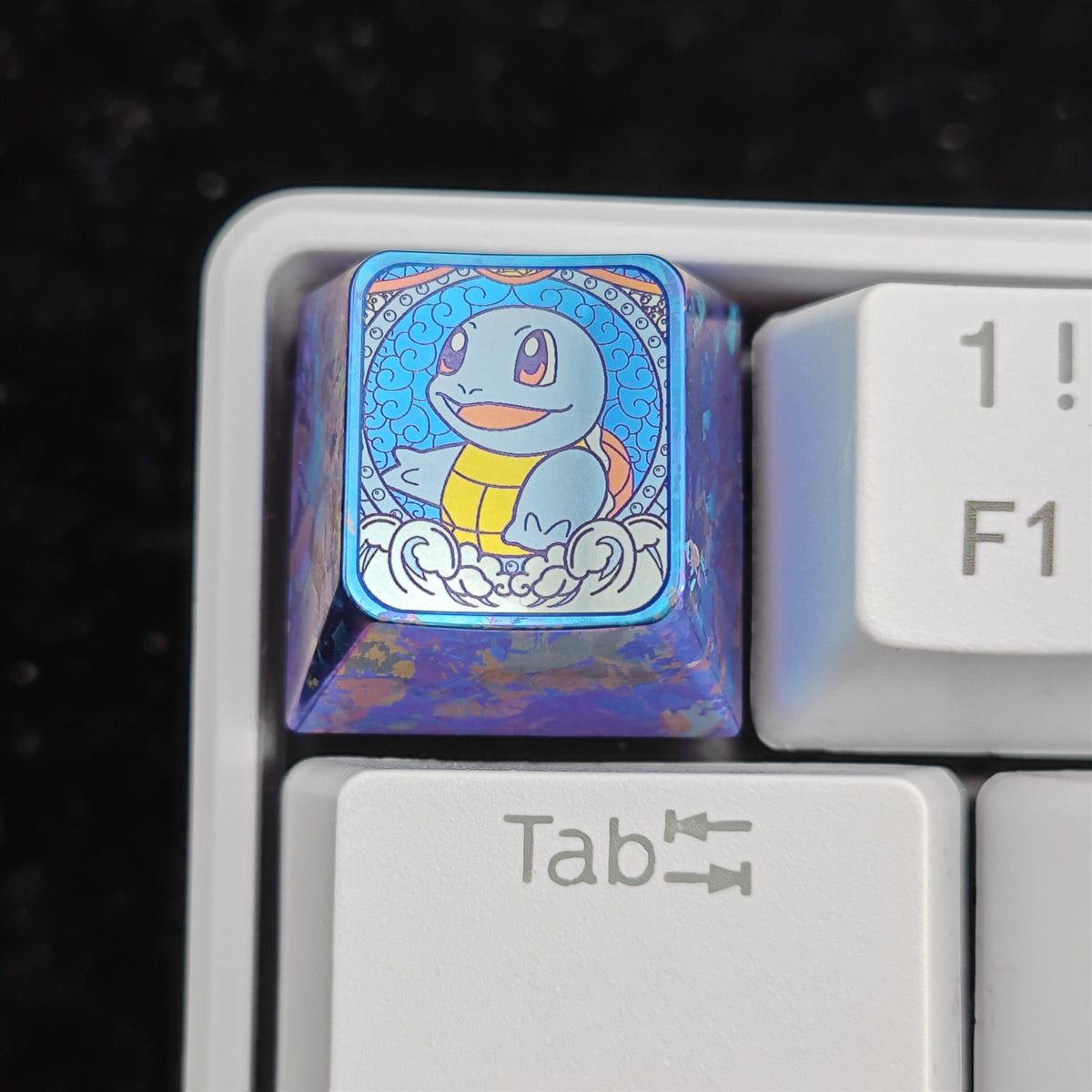 Pok é mon Theme Series Titanium Alloy Metal Personalized Keycaps, Anime Game Culture Creative Keycaps, Mechanical Keyboard Decorative Keycaps