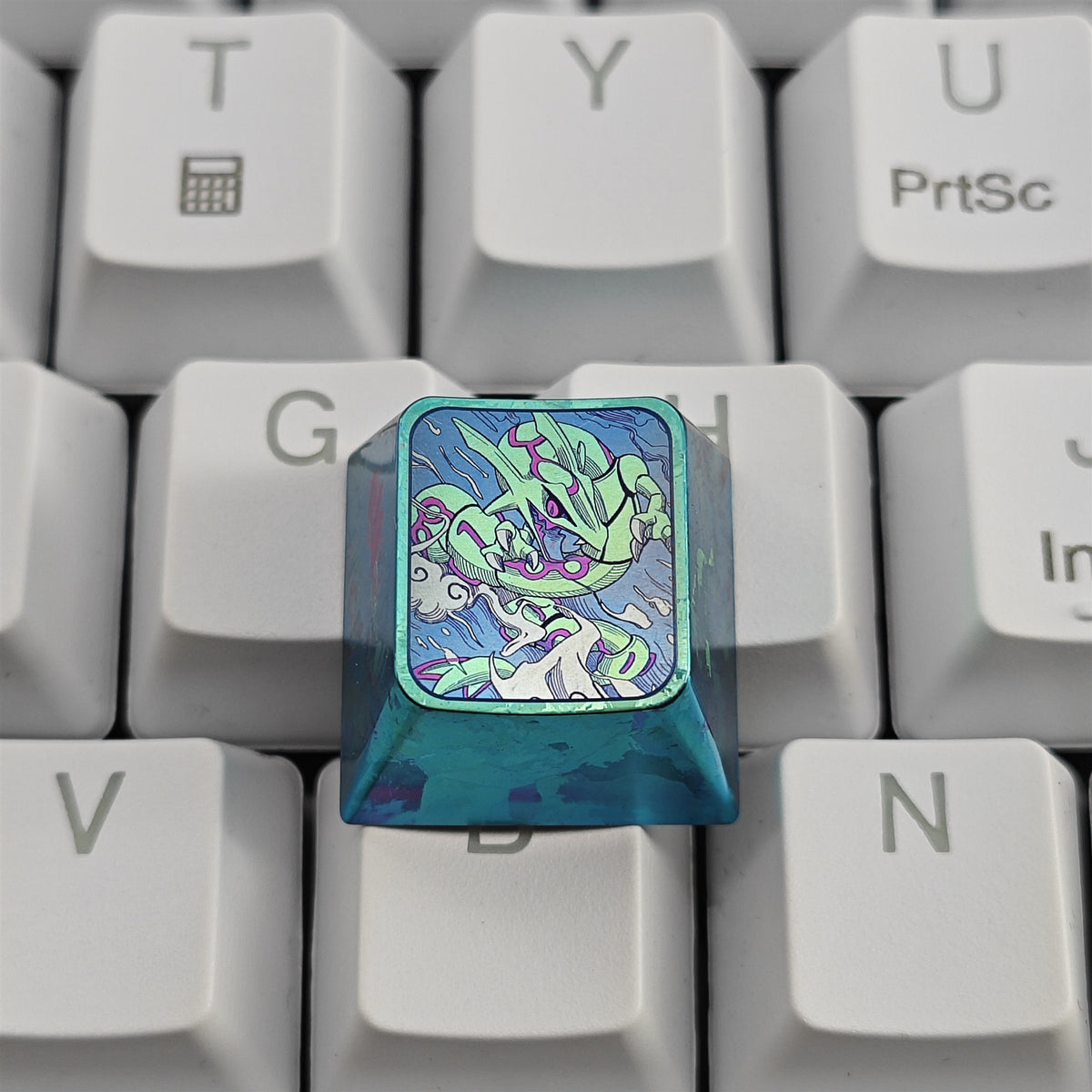 Pok é mon Theme Series Titanium Alloy Metal Personalized Keycaps, Anime Game Culture Creative Keycaps, Mechanical Keyboard Decorative Keycaps