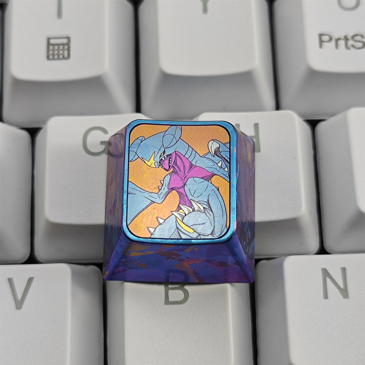 Pok é mon Theme Series Titanium Alloy Metal Personalized Keycaps, Anime Game Culture Creative Keycaps, Mechanical Keyboard Decorative Keycaps