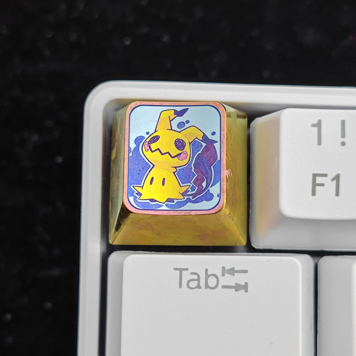 Pok é mon Theme Series Titanium Alloy Metal Personalized Keycaps, Anime Game Culture Creative Keycaps, Mechanical Keyboard Decorative Keycaps