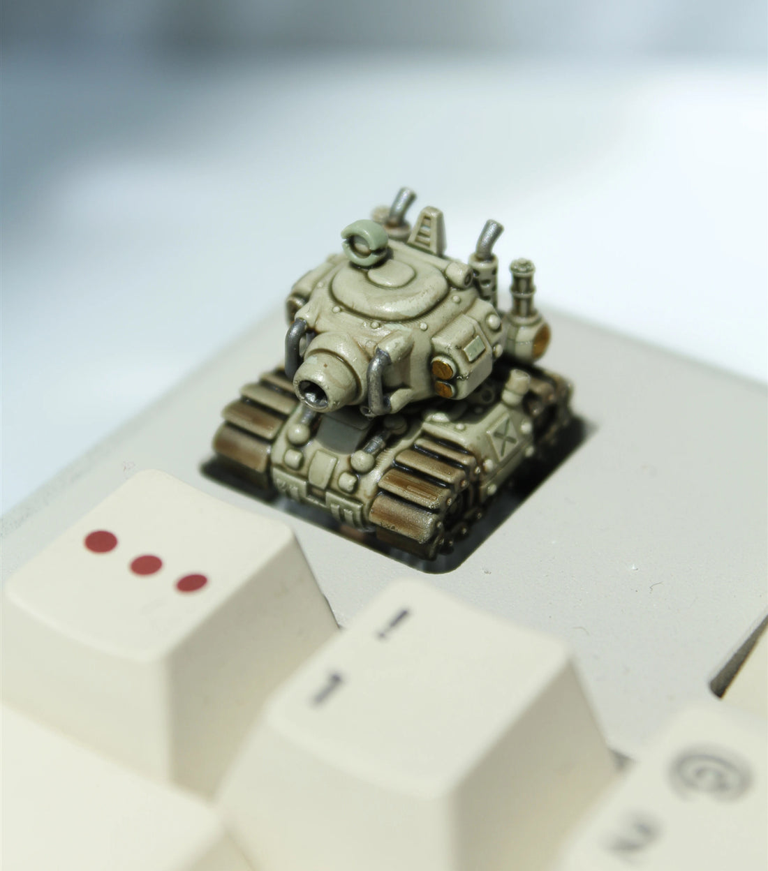 Metal Slug, Tank Coating Resin Keycaps Collection, Keyboard Decorative Keycaps