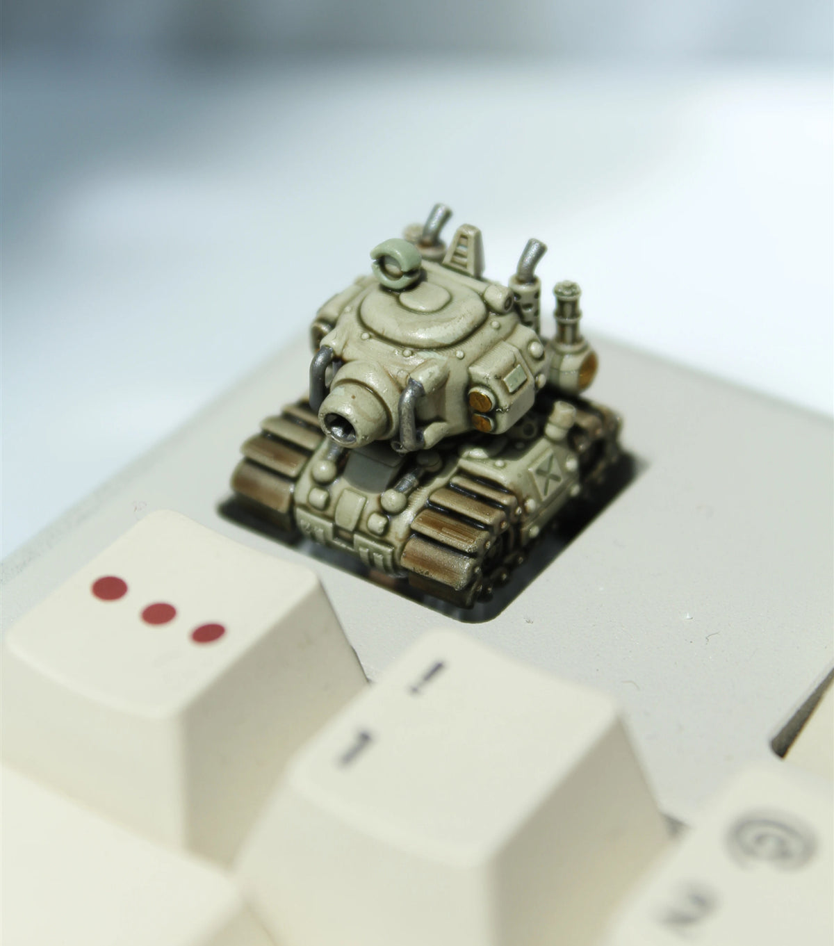 Metal Slug, Tank Coating Resin Keycaps Collection, Keyboard Decorative Keycaps