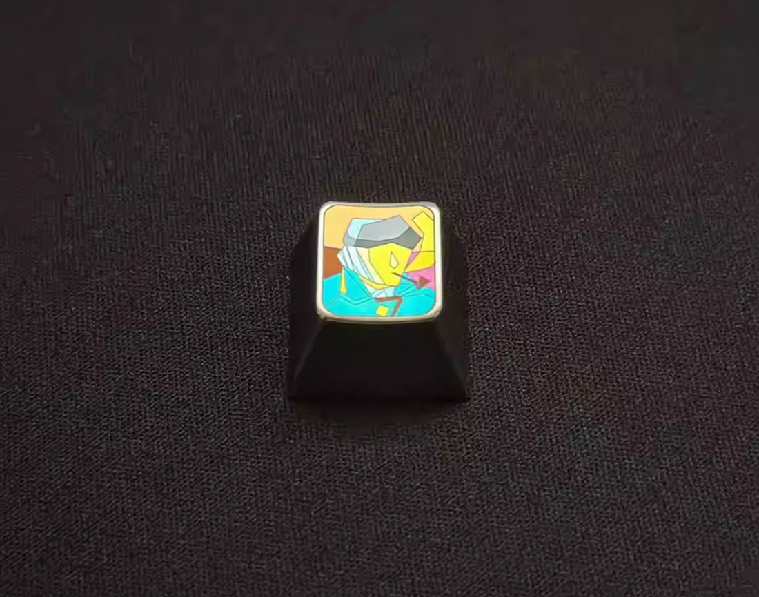 World renowned paintings, artist series, titanium alloy carved and painted, mechanical keyboard personalized decorative keycaps.