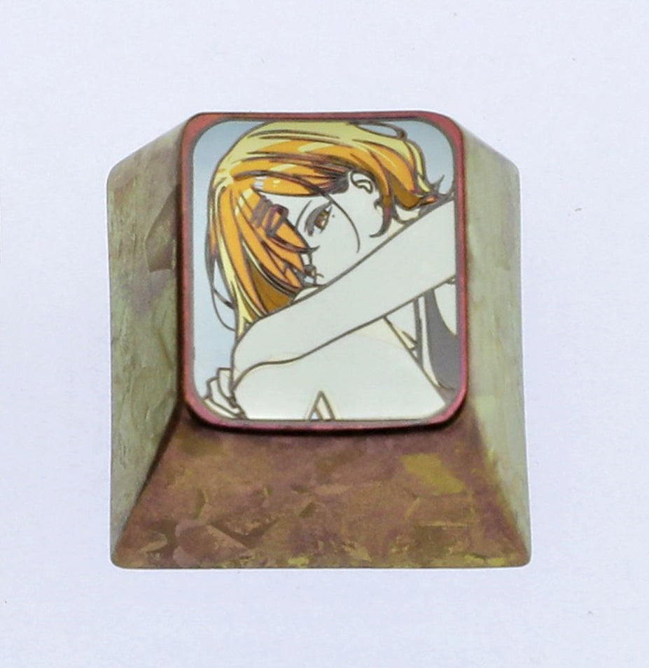 THE  IDOLM@STER SHINY COLORS, 1U titanium alloy personalized keycaps, metal decorative keycaps, anime keycaps
