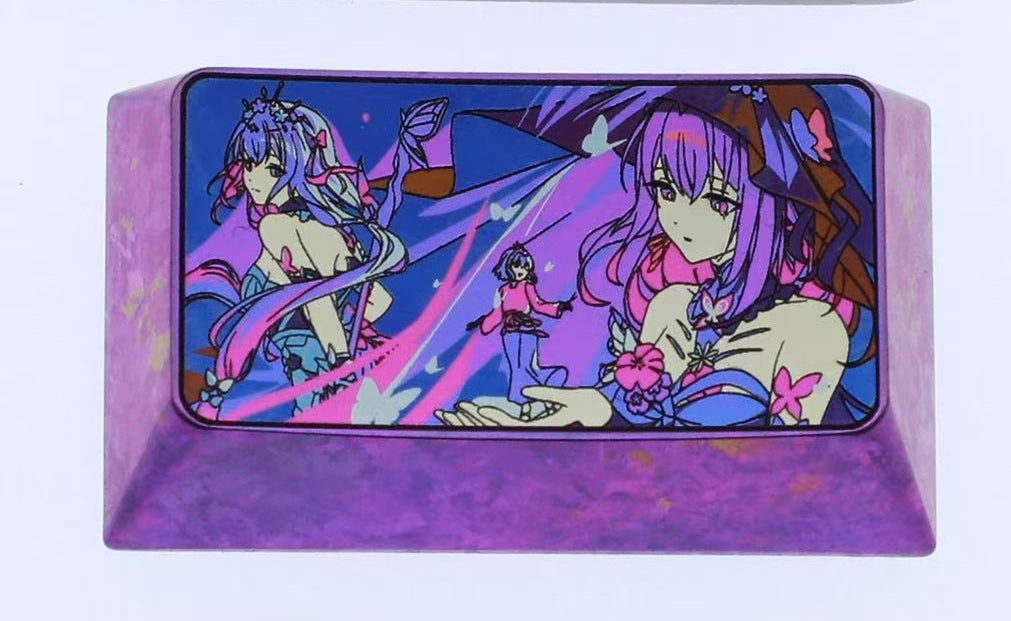 Honkai: Star Rail, Castoriuce, 1.75U titanium alloy personalized keycaps, anime and game culture creative metal carved keycaps