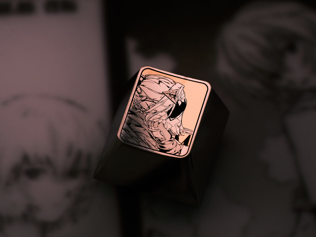 Zenless Zone Zero, Trigger, 1U titanium alloy highly optional personalized keycaps, April example, series titanium alloy gaming keycaps