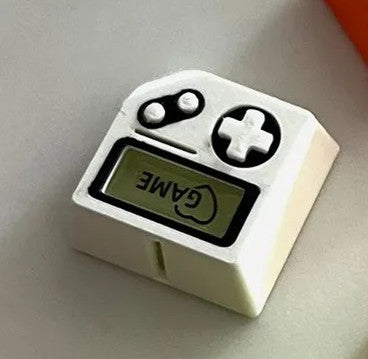 Game boy, 3D printed resin material personalized keycap, game themed translucent decorative keycap