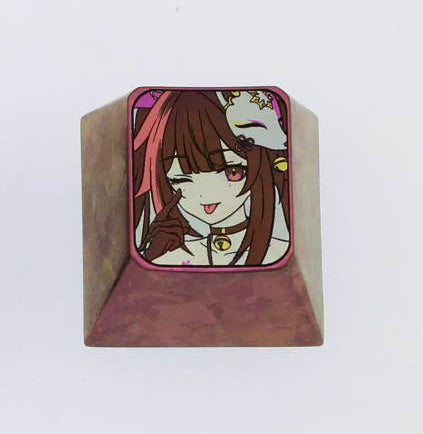 Sparkle, Titanium alloy carved keycaps, anodized color, personalized keycaps/decorative keycaps