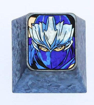 RYU HAYABUSA, Nanami Kento, 1U titanium alloy carved personalized keycaps, keyboard decorative keycaps