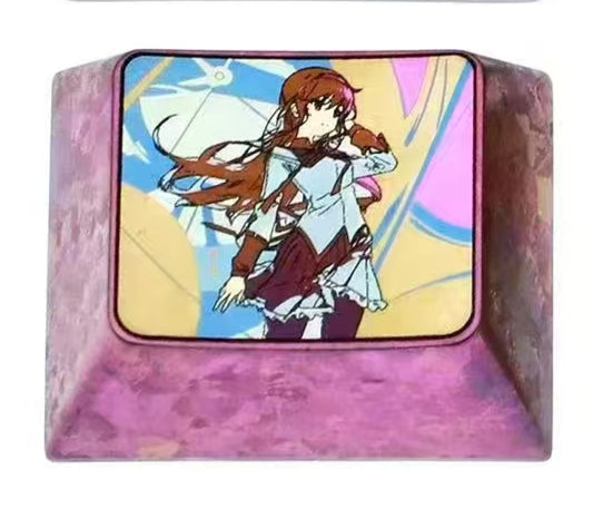 Puella Magi Madoka Magica，1U、1.25U、2.25U、6.25U、7U， Titanium alloy personalized keycaps