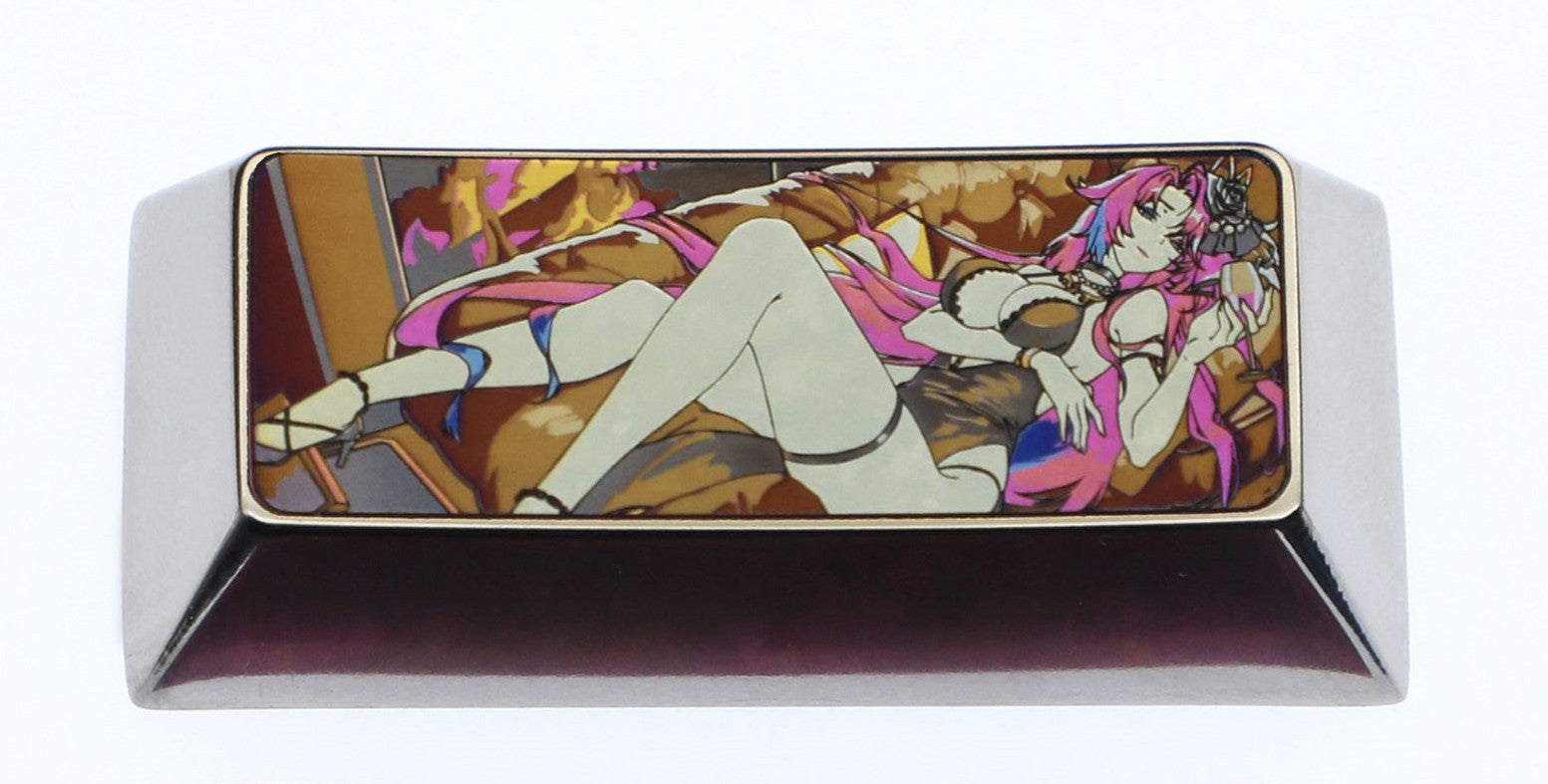 Anchor Panic, 2.25U titanium alloy personalized keycaps, decorative keycaps for anime, gaming, cultural and creative innovation.