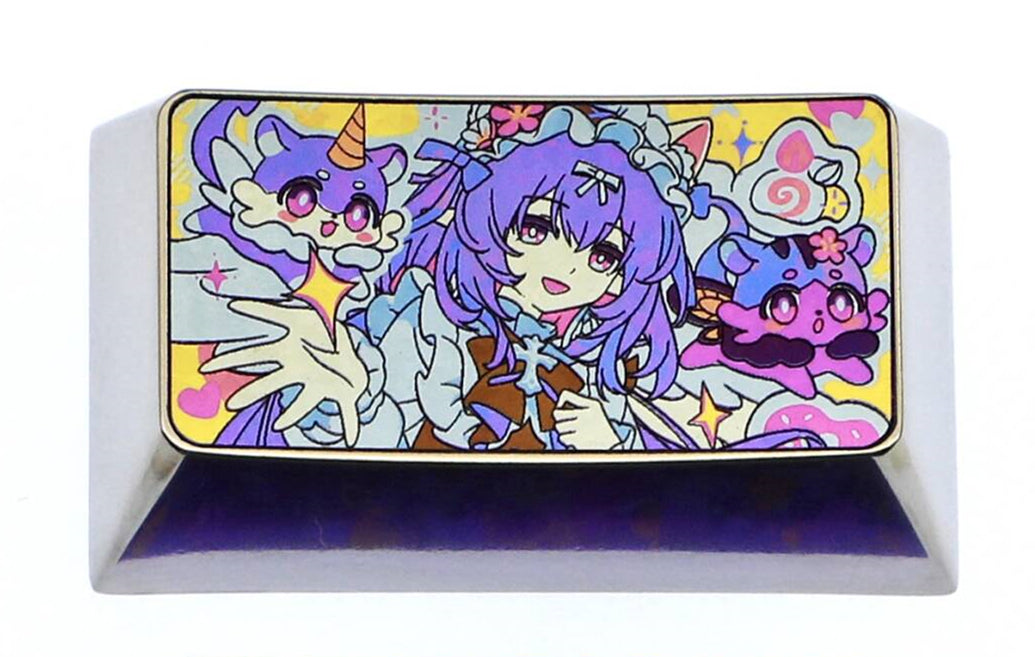 Honkai: Star Rail, Castoriuce, 1.75U titanium alloy personalized keycaps, game anime culture peripheral products, mechanical keyboard decoration keycaps