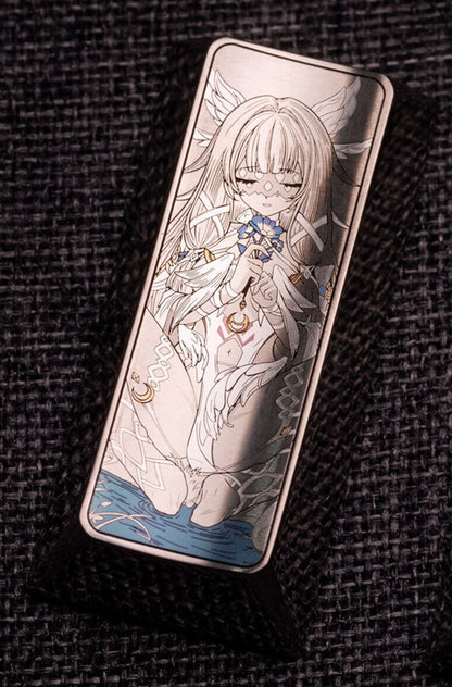 Genshin Impact, Columbina Hyposelenia, PAD Area Vertical 2U Titanium Alloy Personalized Keycaps, Anime Game Culture Creative Decorative Keycaps