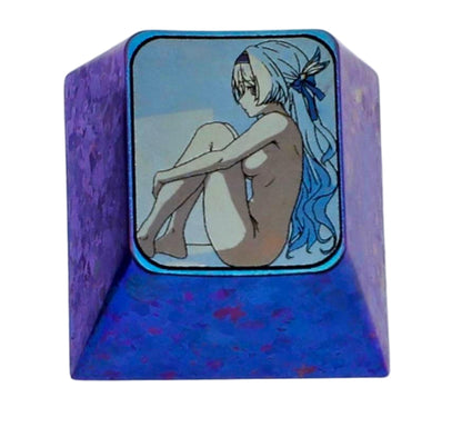 Honkai: Star Rail, Firefly, 1U titanium alloy personalized keycaps, metal decorative keycaps around anime and game characters