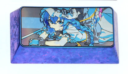 Mushoku Tensei, Roxy, 1.75U/2U titanium alloy personalized keycaps, anime, games, novels, cultural and creative personalized keycaps