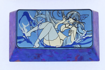 Azur Lane, Albion, 1.75U titanium alloy personalized keycaps, creative keycaps for anime and gaming peripherals
