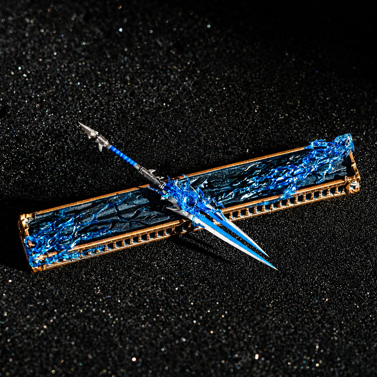 World of Warcraft, Thunderfury,Blessed Blade of the Windseeker 6.25U Spacebar Metal Personalized Keycaps, Metal Keycaps, Anime and Game Culture Creative Keycaps, Mechanical Keyboard Decorative Keycaps