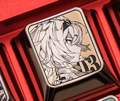 Zenless Zone Zero， January December photo guide, 1U titanium alloy personalized keycaps, anime and game metal carving creative decorative keycaps