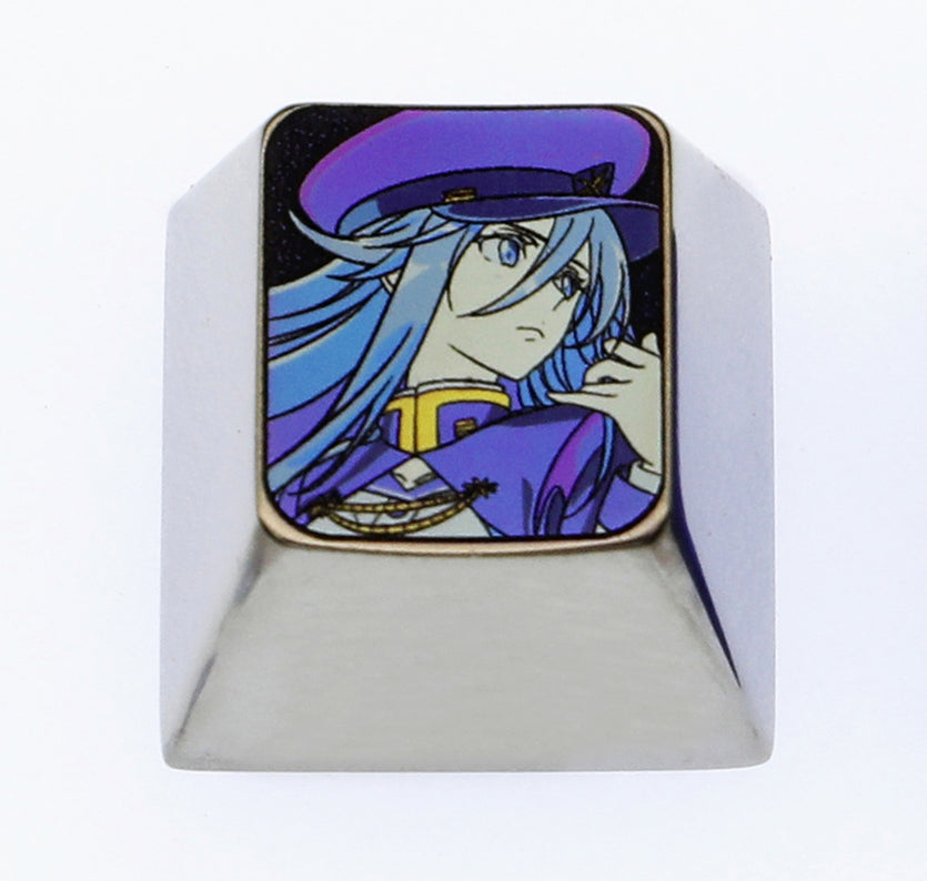 Non-existent war zones, Lena， Titanium alloy carved keycaps, personalized keycaps, anime game keycaps.